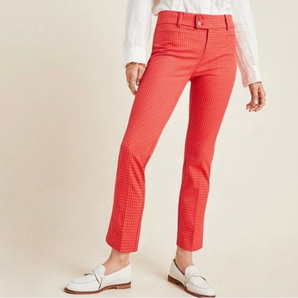 Anthropologie Plaid Pants